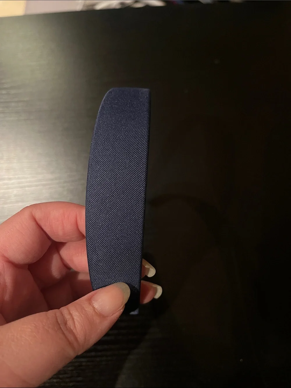 Navy Padded Women's Headband